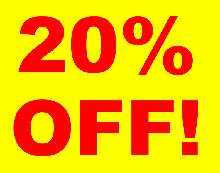 20% OFF!