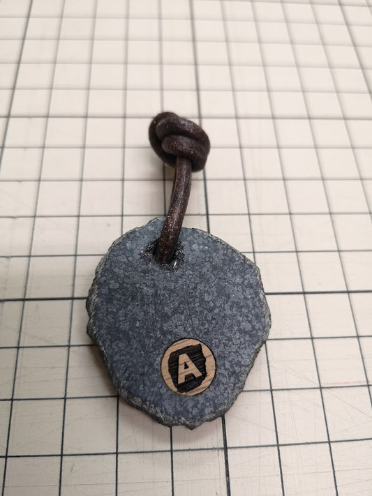 キーハンガー_山と河_ターコイズ 1点もの