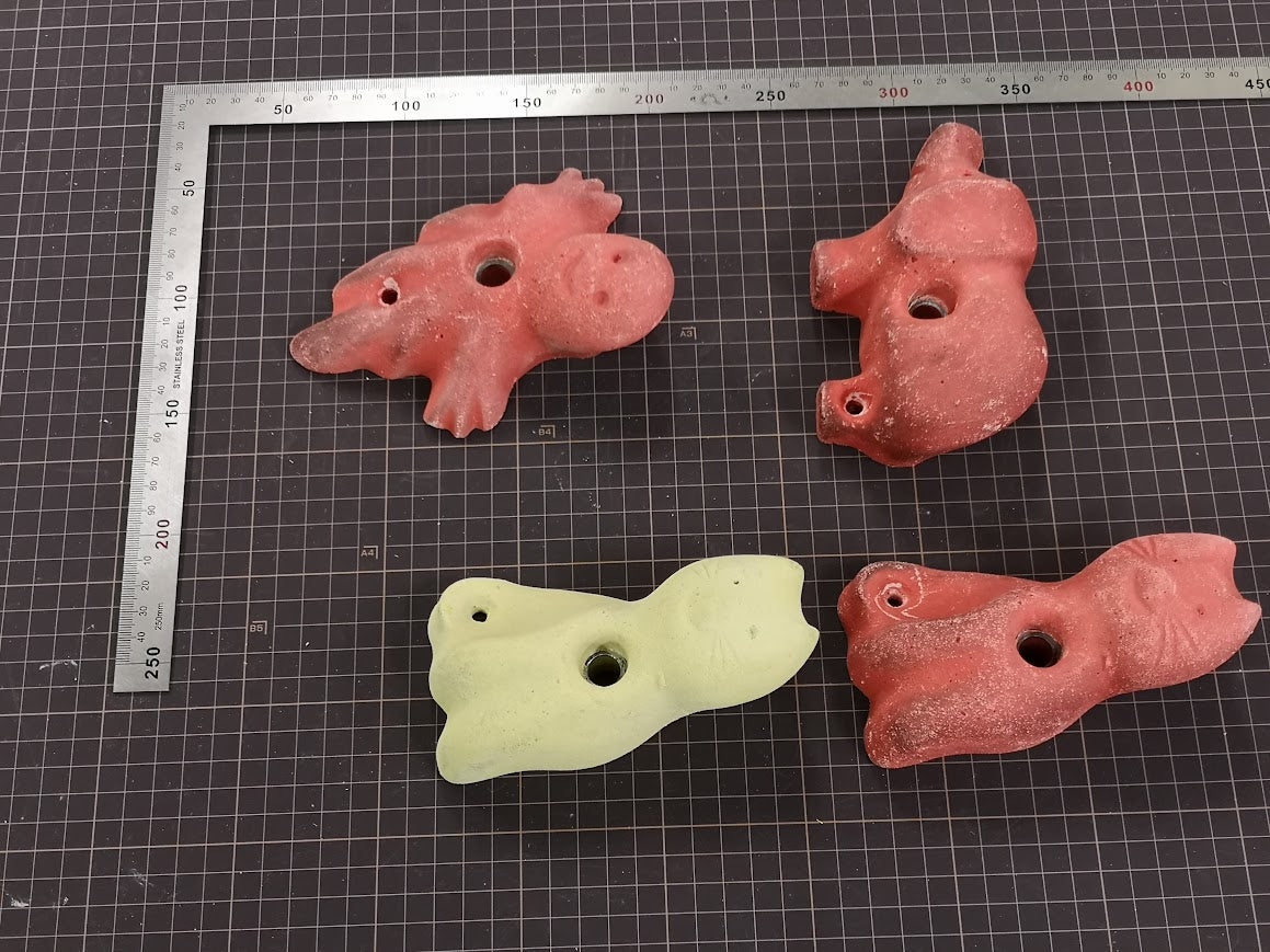 自家使用済　キッズホールド　　猫＆ゾウ＆お化け　4個セット