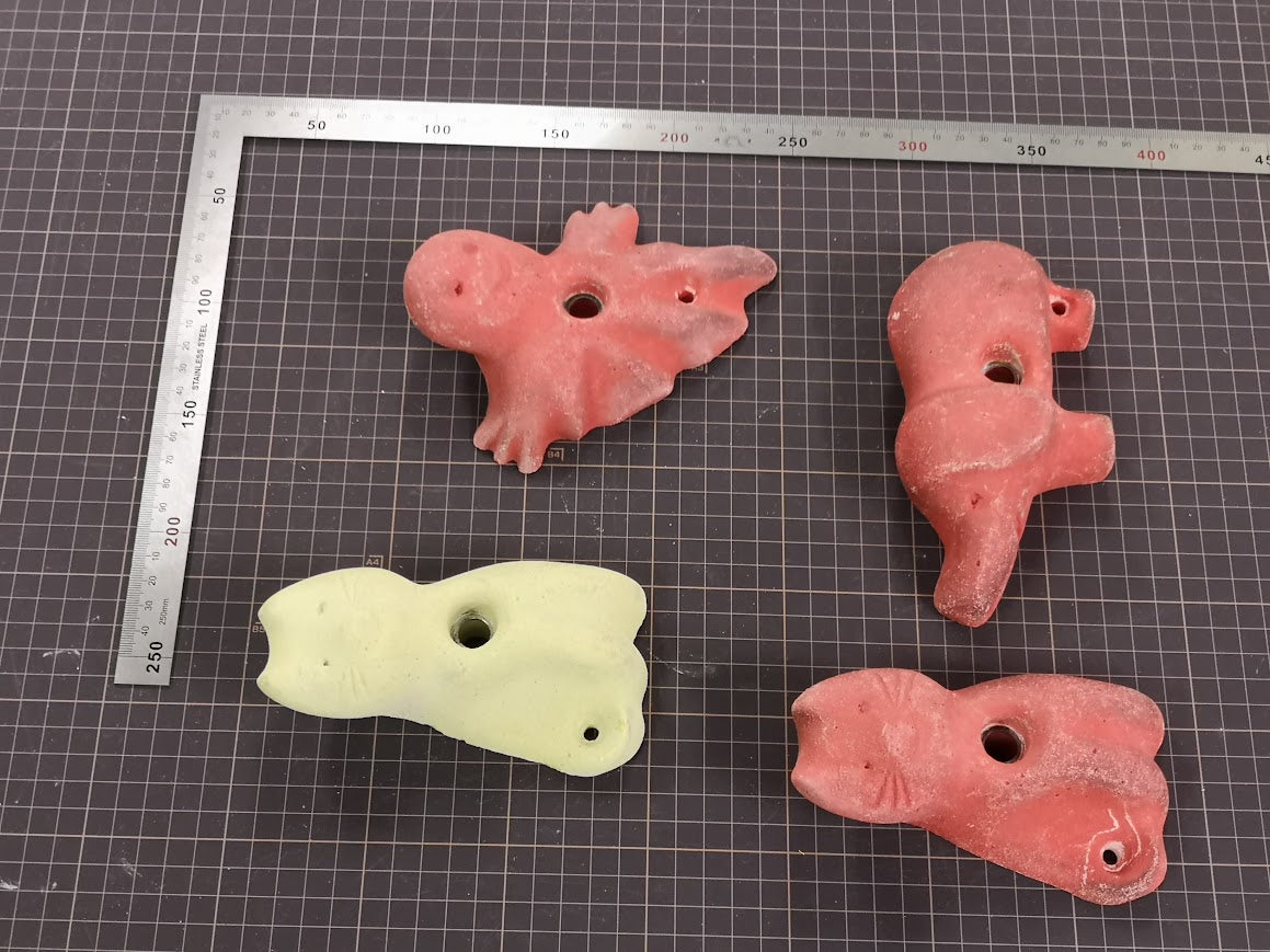 自家使用済　キッズホールド　　猫＆ゾウ＆お化け　4個セット