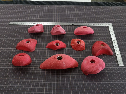自家使用済　小型ホールド　赤ｘ10個セット