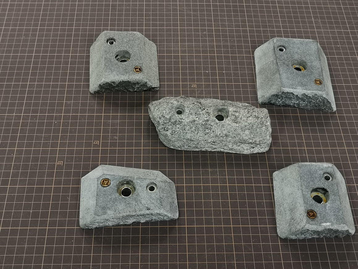 展示品　自家使用　花崗岩ボルトオンホールド　5個セット