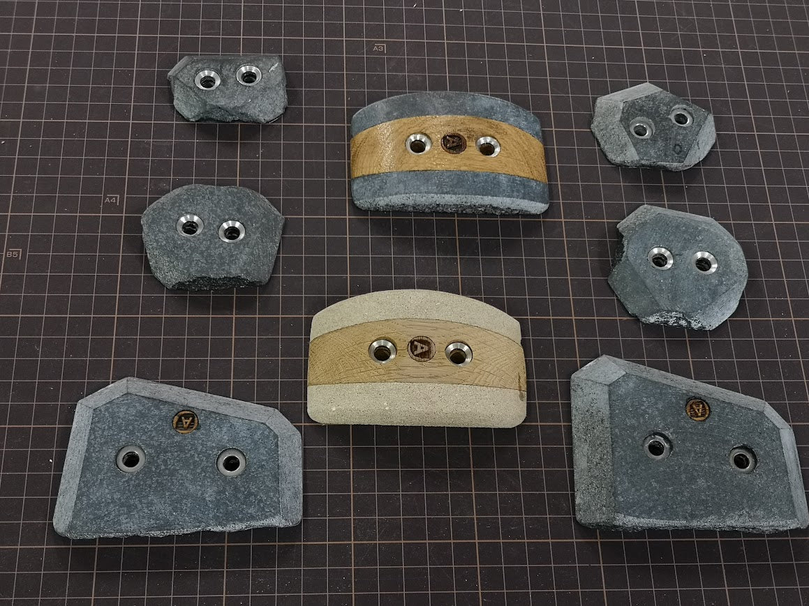 展示品＆自家使用　自然石　ビス止め　８個セット