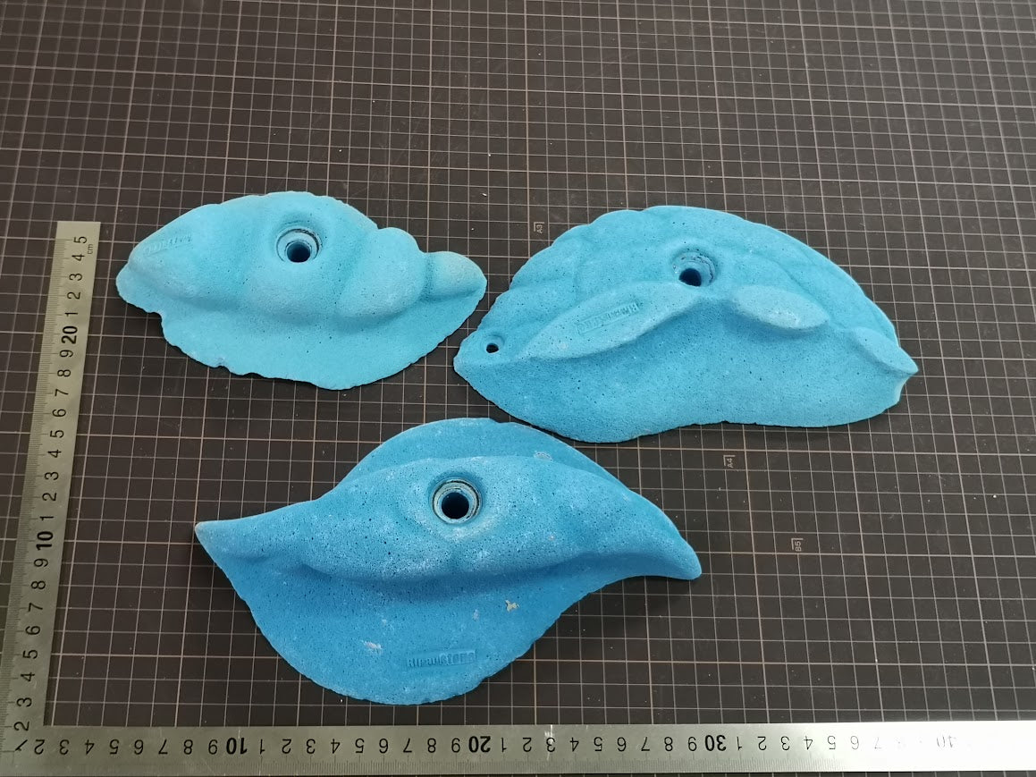 自家使用済　青　エッジ＆ピンチ　ｘ3個セット　ブローストーン